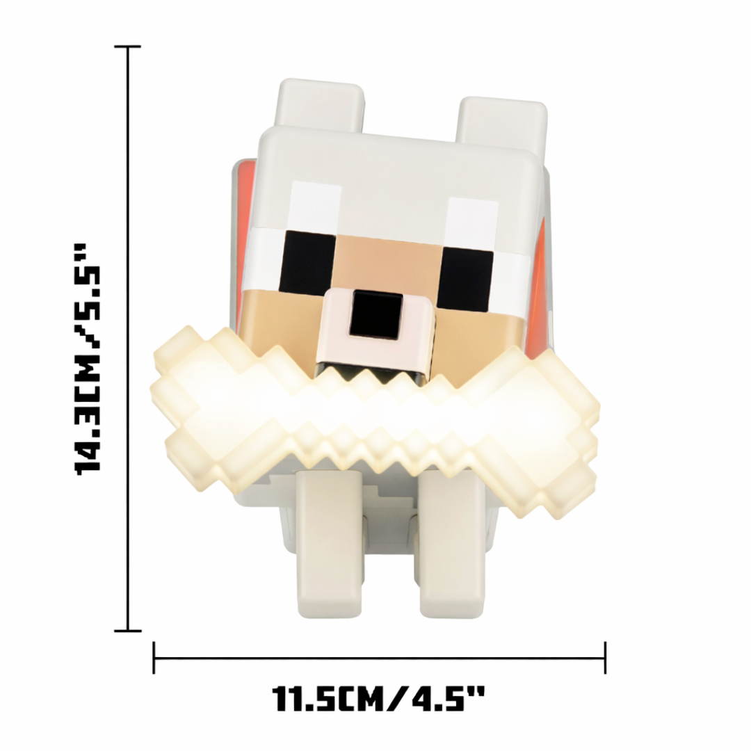 Lámpara Nocturna Lobo Pixel RGB